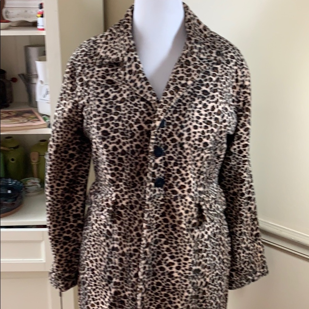 Reversible Faux Fur Leopard Print